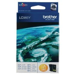 Cartouche d'encre brother lc-985y jaune