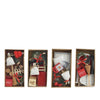 Decoris ensemble d'accessoires de village de Noël en bois 15x6x24cm