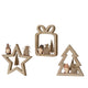 Decoris Décoration de Noël avec gnome 14,5x16,5cm