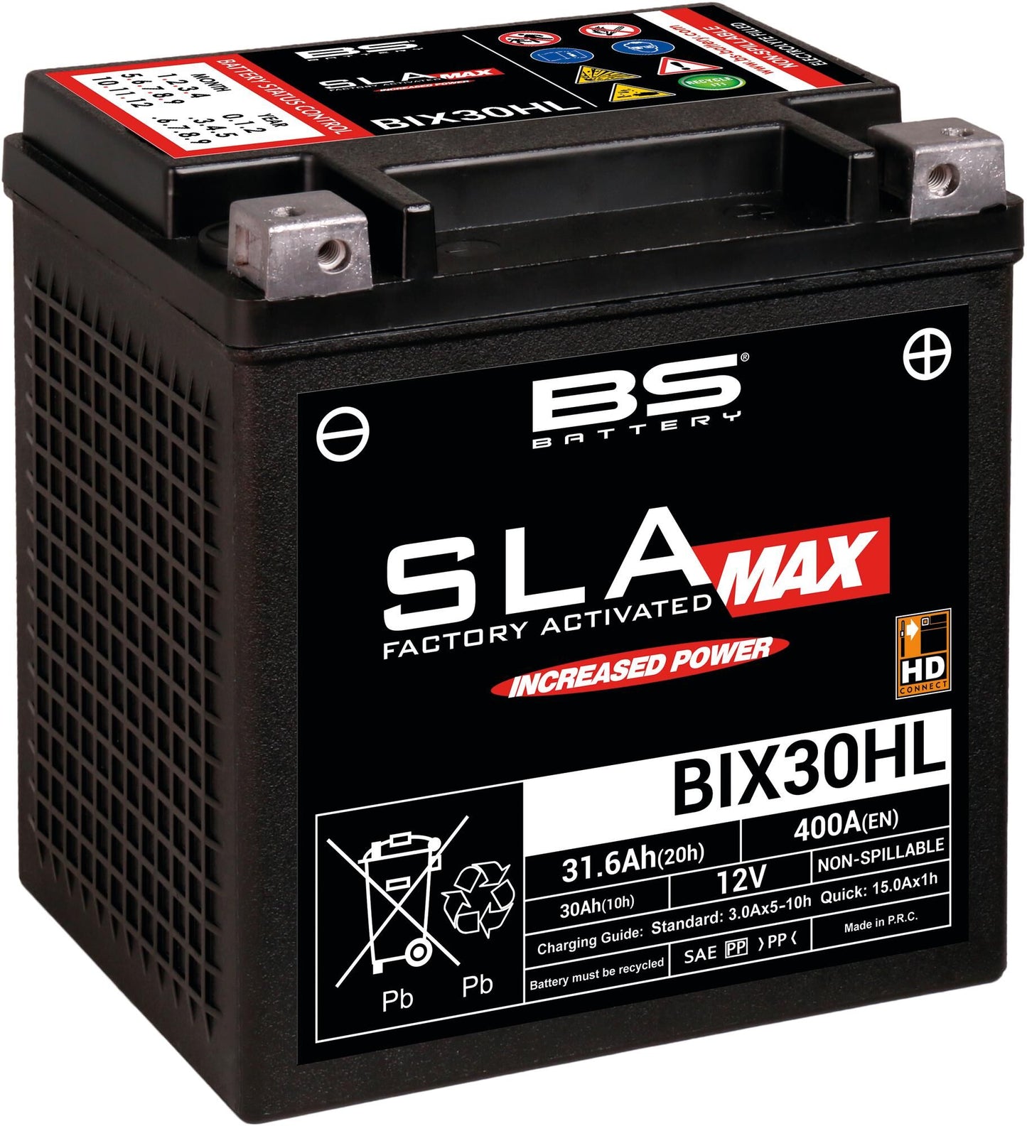 Batterie BS batterie BIX30HL BS SLA-MAX HD