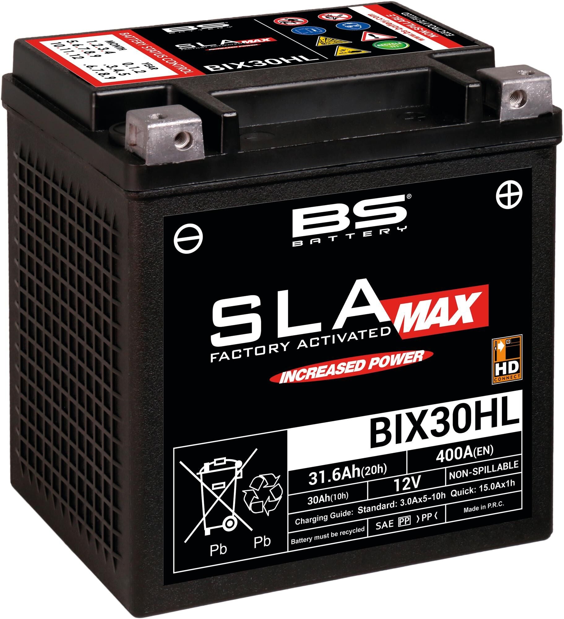 Batterie BS batterie BIX30HL BS SLA-MAX HD