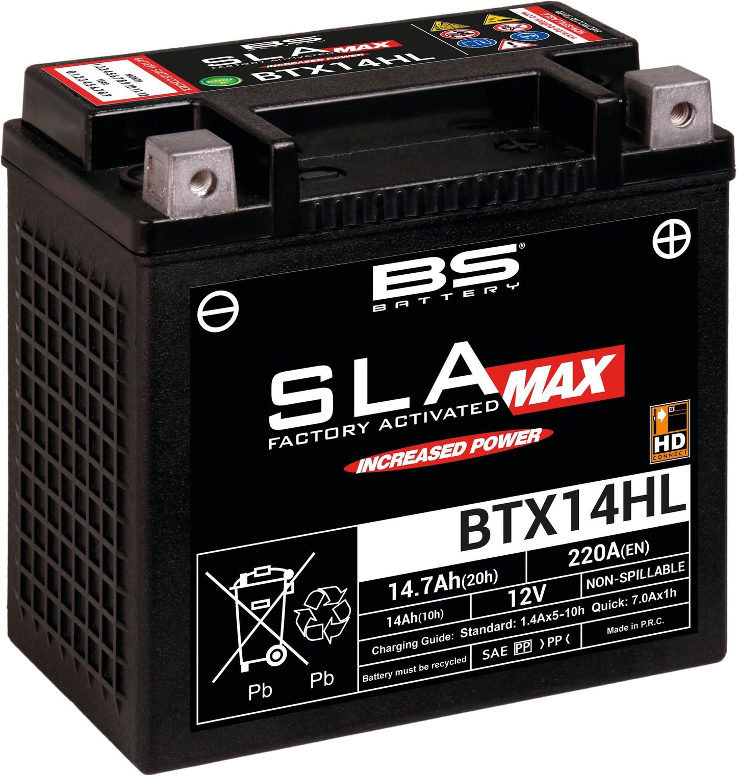 Batterie BS Battery BTX14HL BS SLA-MAX HD