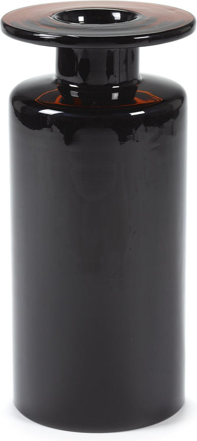 Serax - feu de vent marie michielssen - vase l - noir marron foncé - 18 ø