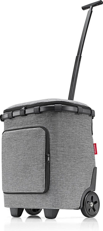 Reisenthel carry cruiser plus chariot de courses - 43 + 3 l - twist gris argent