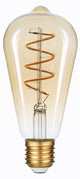Lampe à incandescence LED Avide e27 4,5w - 400lm - 2700k - blanc extra chaud - led edison st58 - remplace l'ampoule à incandescence 35w