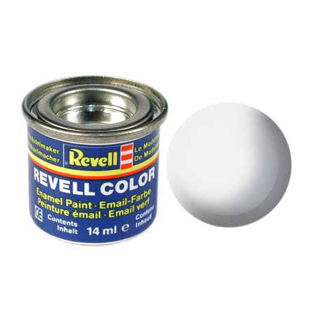 Peinture émail Revell # 301 Blanc, Mat Soyeux
