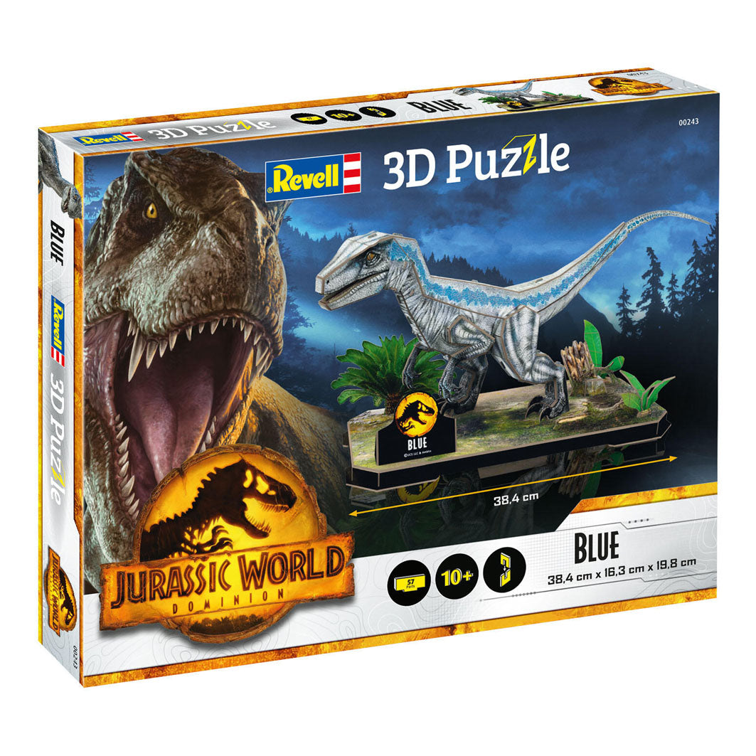 Revell 3d Puzzle Kitings Package - Jurassic World Dominion Blue