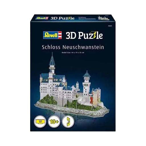 Kit de construction puzzle 3D Revell Château de Neuschwanstein - 121 pièces.