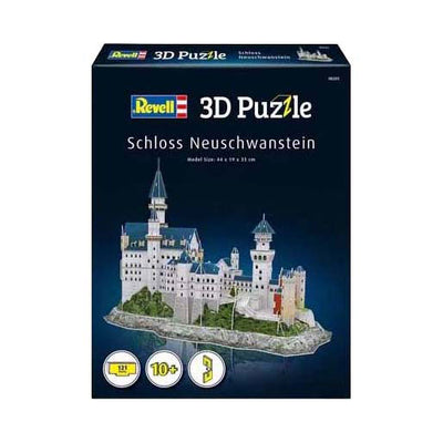 Kit de construction puzzle 3D Revell Château de Neuschwanstein - 121 pièces.
