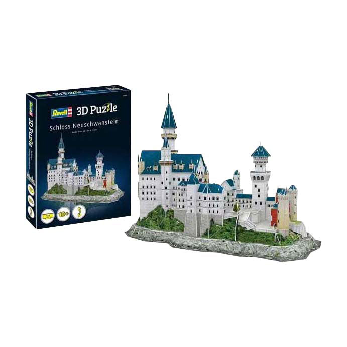 Kit de construction puzzle 3D Revell Château de Neuschwanstein - 121 pièces.