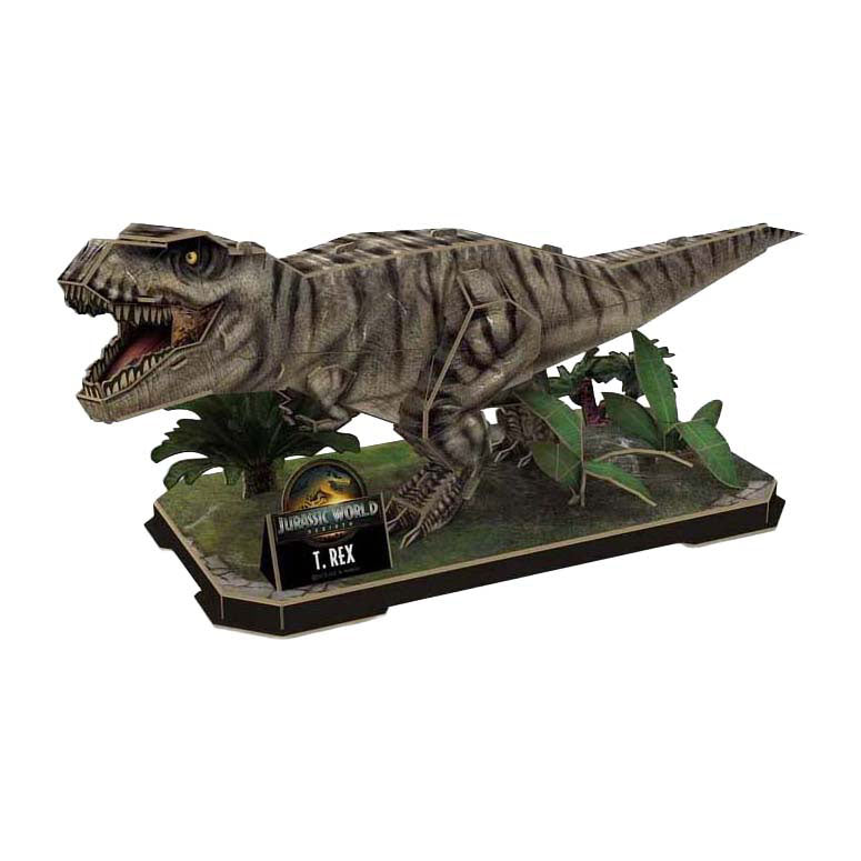 Revell Kit de construction de puzzle 3D Jurassic World - t. rex - 45 pièces.