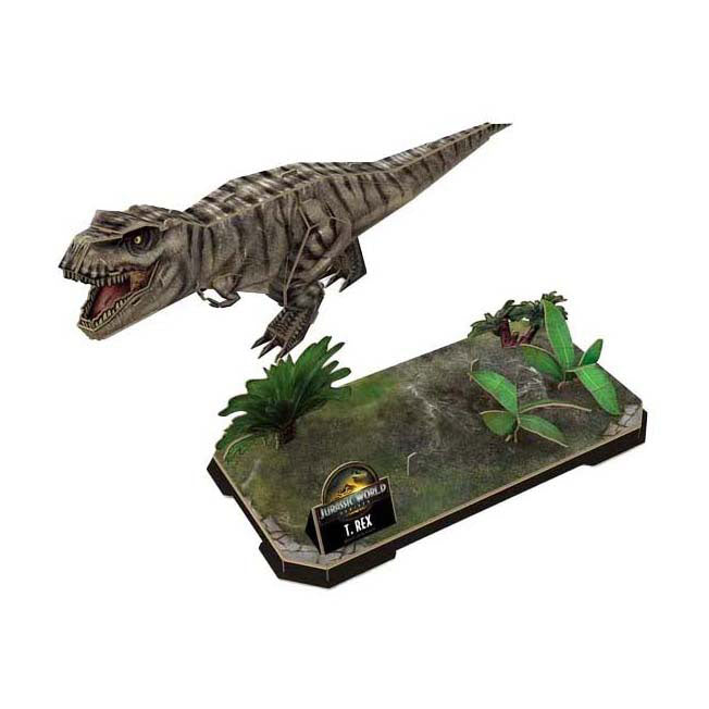 Revell Kit de construction de puzzle 3D Jurassic World - t. rex - 45 pièces.