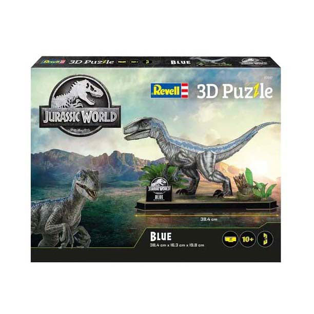 Kit de construction puzzle 3D Revell Jurassic World - Vélociraptor - 57 pièces.
