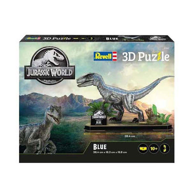 Kit de construction puzzle 3D Revell Jurassic World - Vélociraptor - 57 pièces.