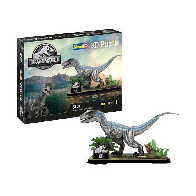 Kit de construction puzzle 3D Revell Jurassic World - Vélociraptor - 57 pièces.