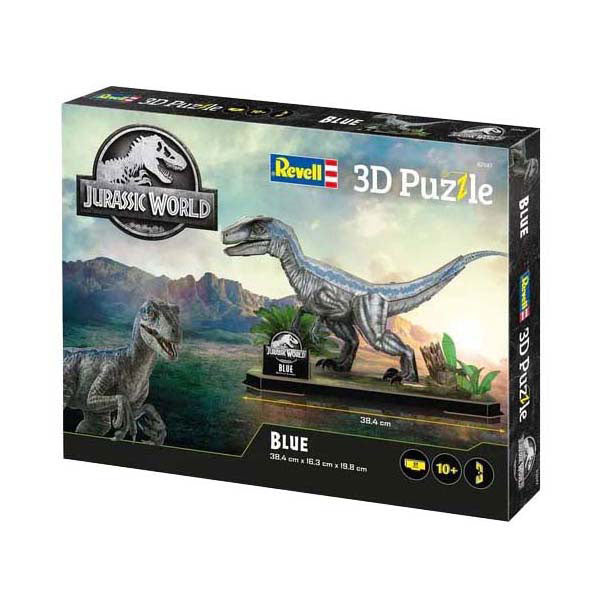 Kit de construction puzzle 3D Revell Jurassic World - Vélociraptor - 57 pièces.