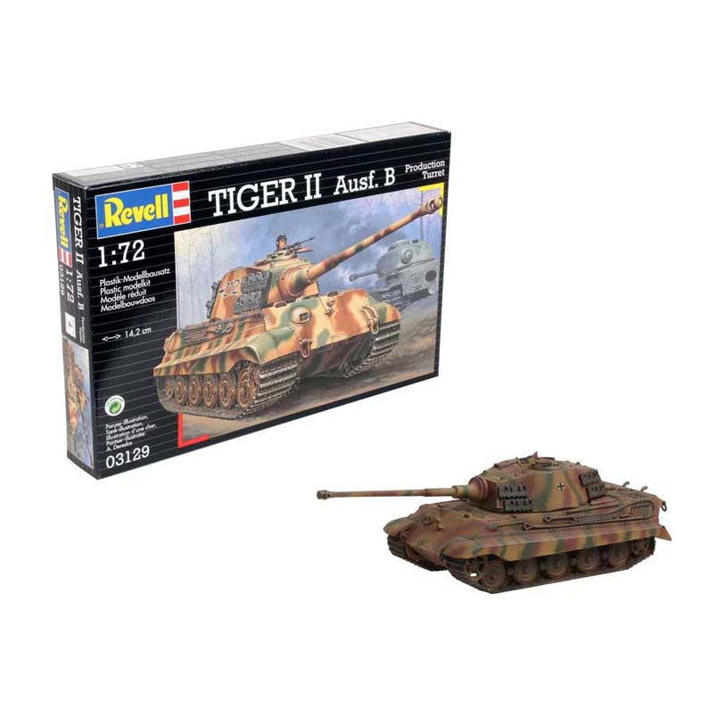 Maquette Revell - Tiger II Ausf. b 1:72 - 144 pièces.