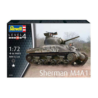 Maquette Revell - Sherman M4A1 1:72 - 86 pcs.