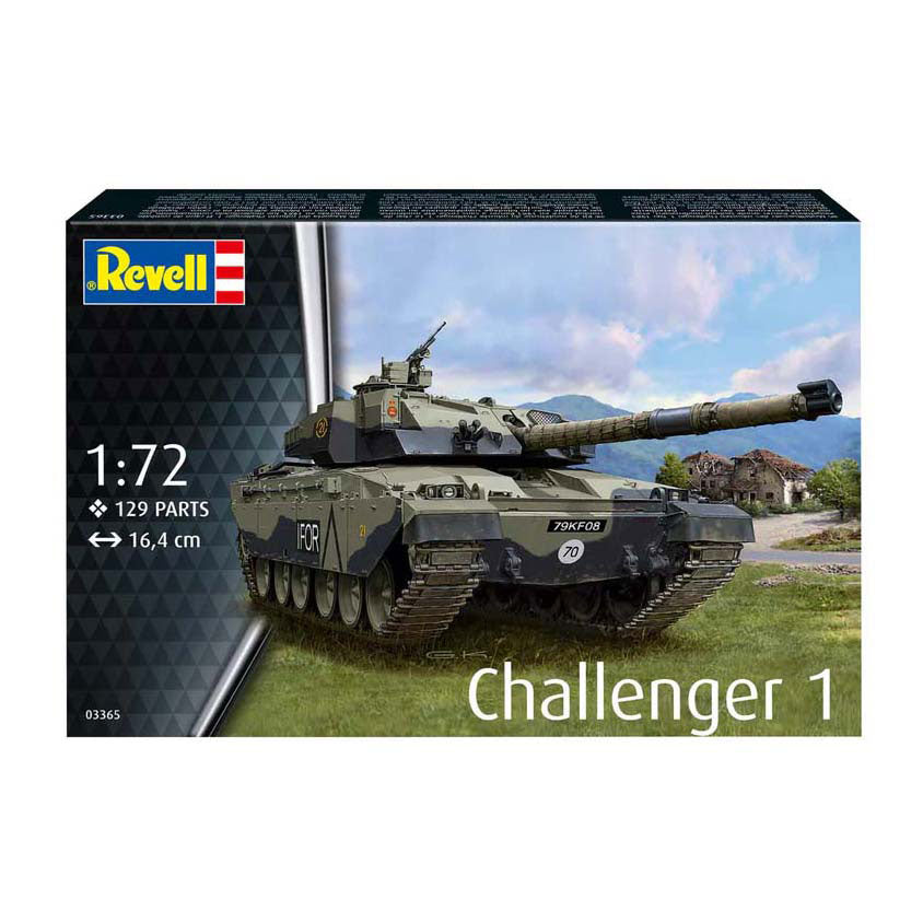 Maquette Revell - Challenger 1 1:72 - 129 pcs.