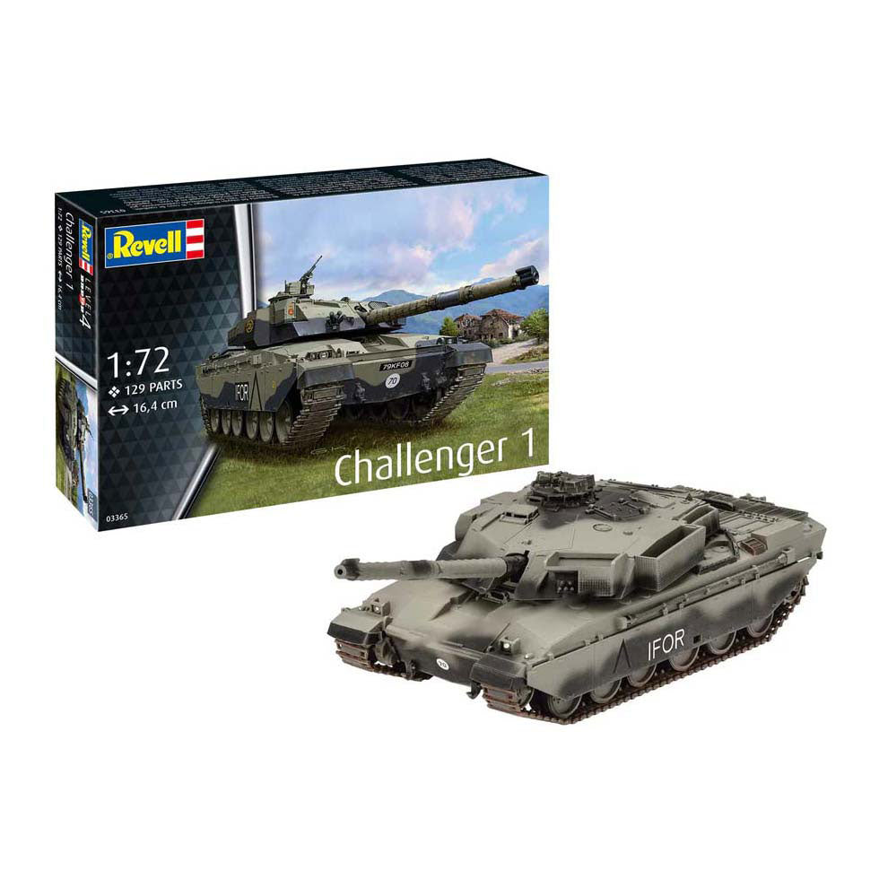 Maquette Revell - Challenger 1 1:72 - 129 pcs.