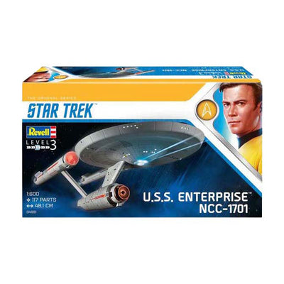 Maquette Revell - U.S.S. entreprise ncc-1701 1:600 ​​​​- 117 pièces.