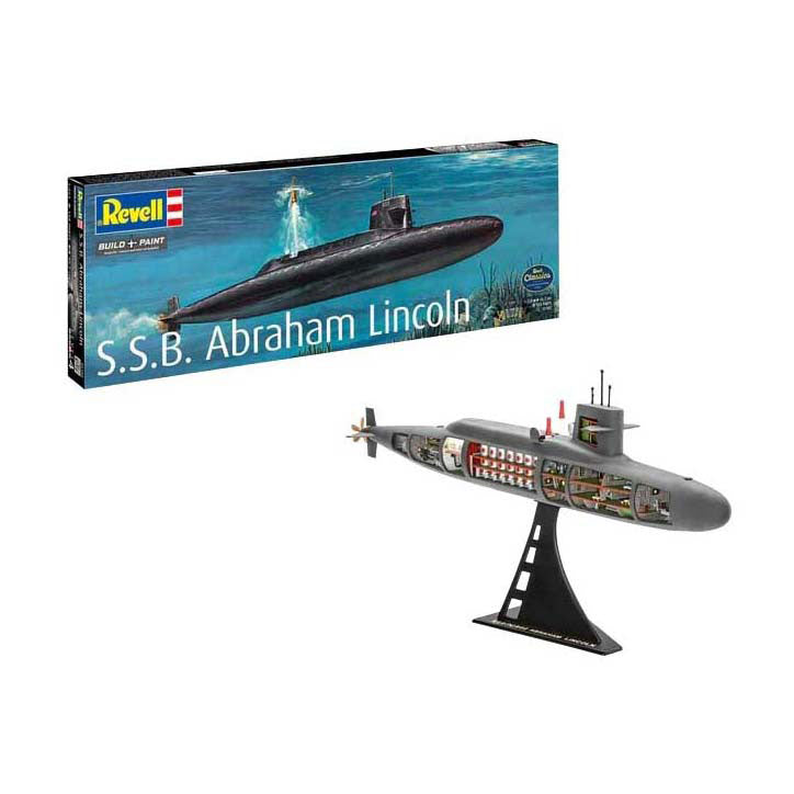 Maquette Revell - s.s.b. Abraham Lincoln 1:253 - 158 pièces.