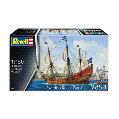 Kit de construction de maquettes Revell - navire royal suédois Vasa 1: 150 - 330 pièces.