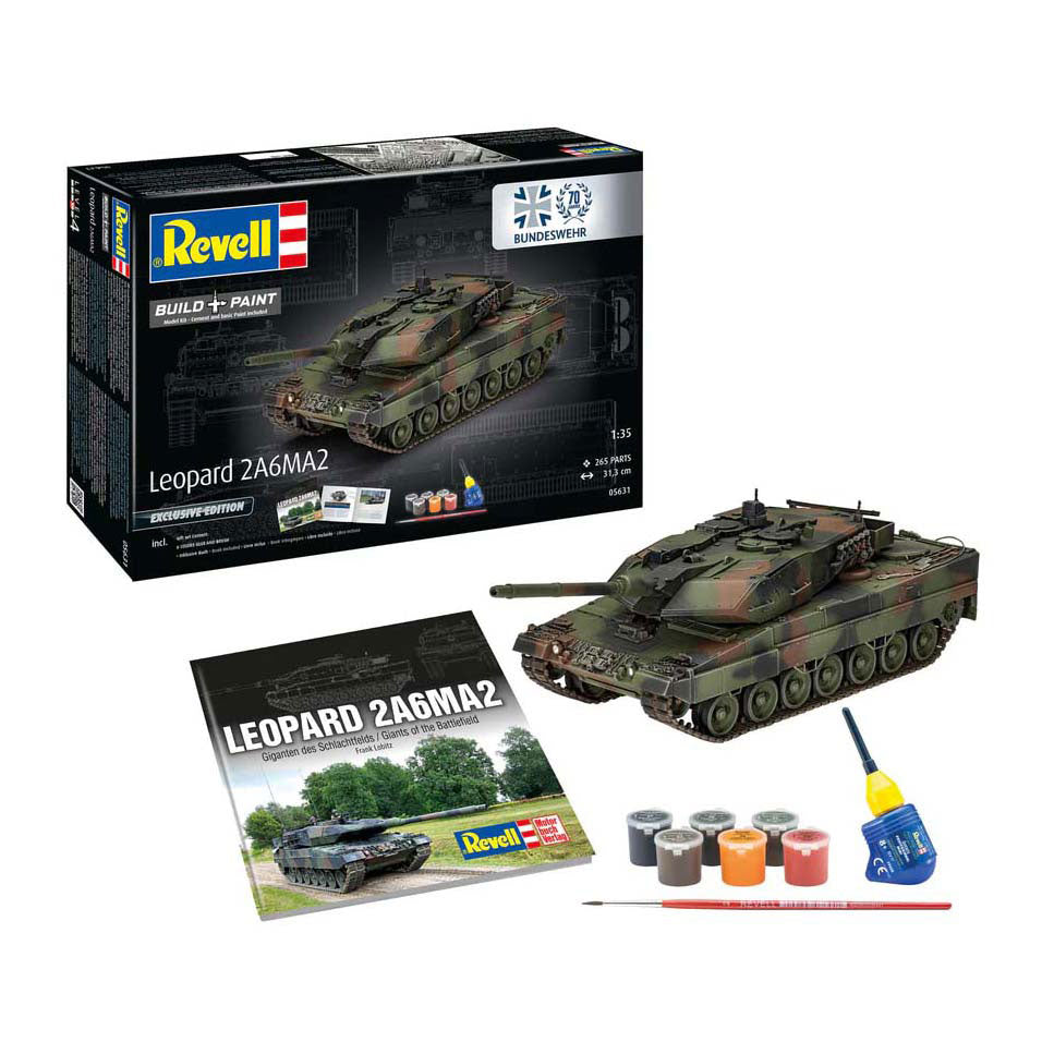 Maquette Revell - 70 ans Bundeswehr : léopard 2 a6a2 1:35 - 265 pcs.