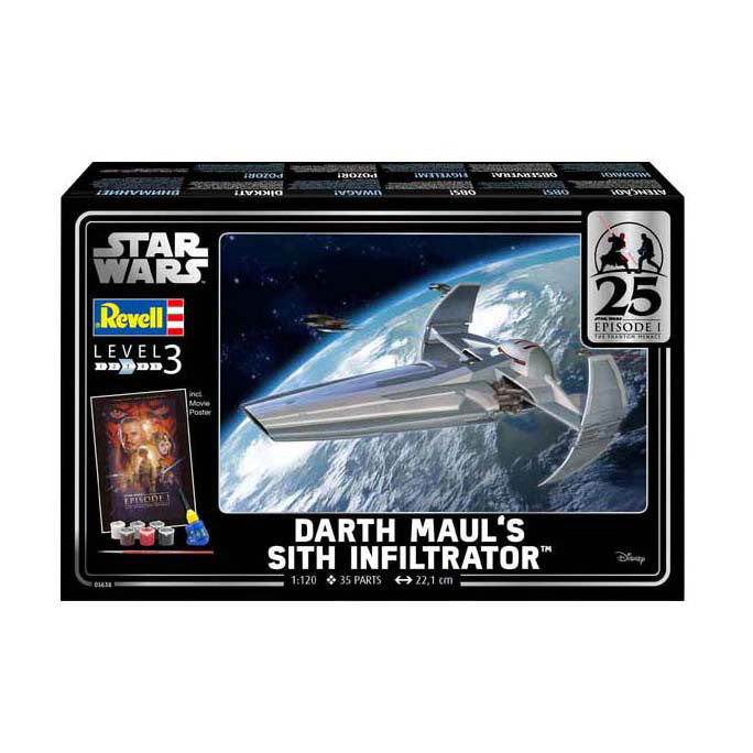 Maquette Revell Star Wars - Dark Mauls Infiltrateur Sith 1:120 - 35 pcs.