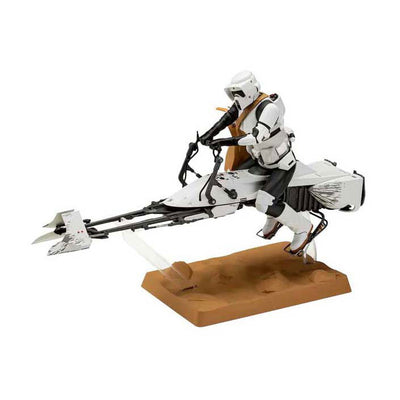 Revell maquette star wars - speeder bike le mandalorien 1:12 - 102 pcs.