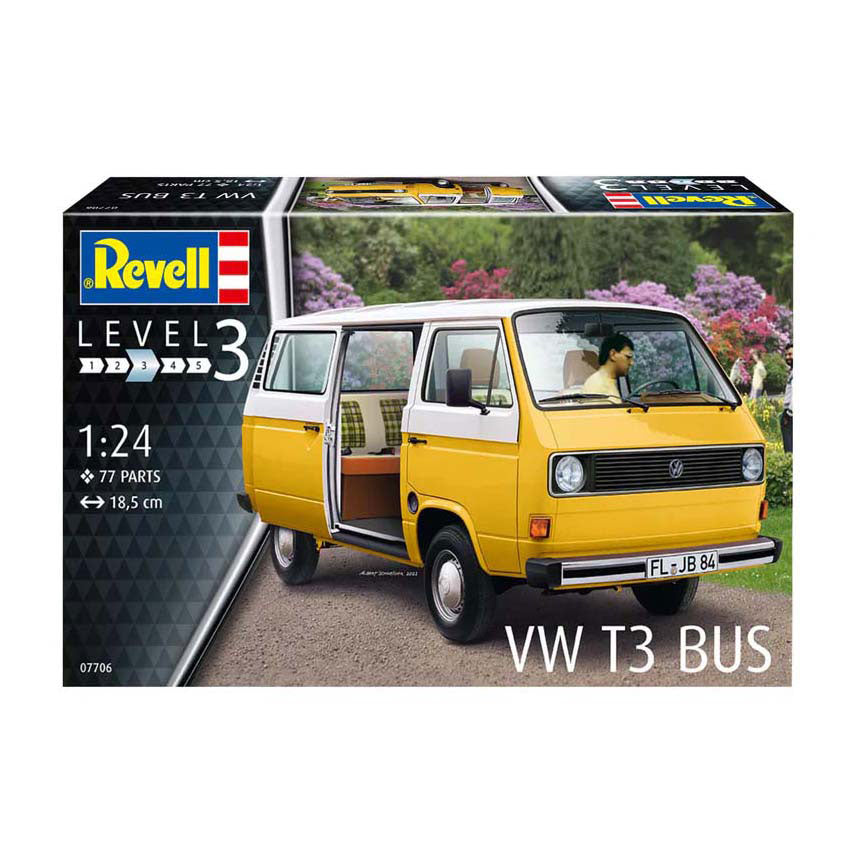 Maquette Revell - Bus VW T3 1:25 - 77 pièces.