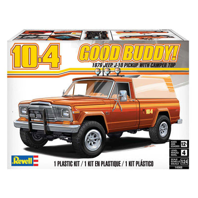Maquette Revell - Pickup Jeep J-10 1979 avec toit camping-car 1:24 -