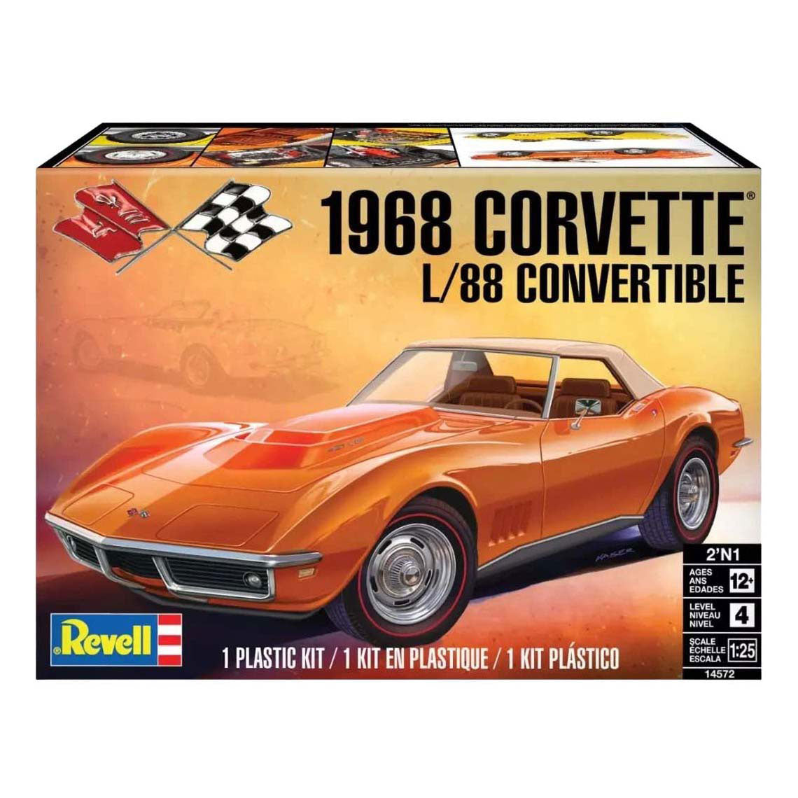 Maquette Revell - Corvette '68 L-88 roadster 1:24