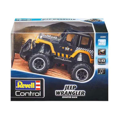 Revell voiture radiocommandée jeep wrangler quarter back - 1:43