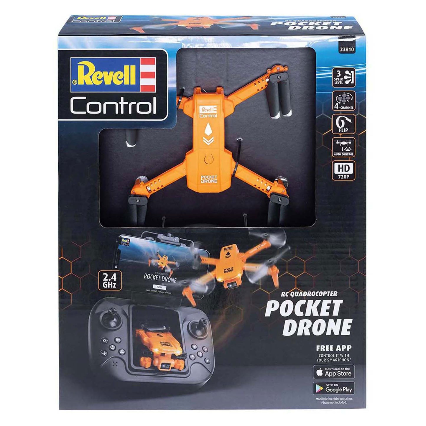 Drone de poche quadricoptère radiocommandé Revell