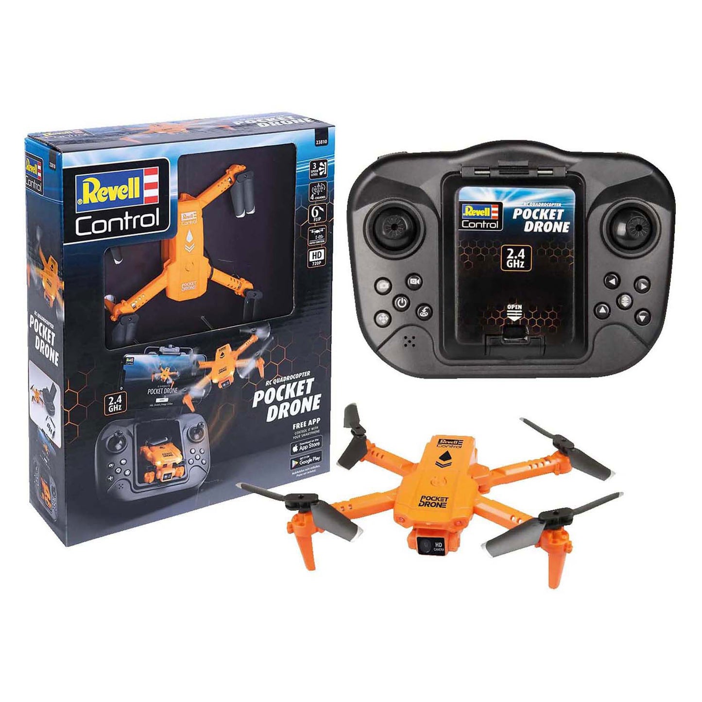 Drone de poche quadricoptère radiocommandé Revell