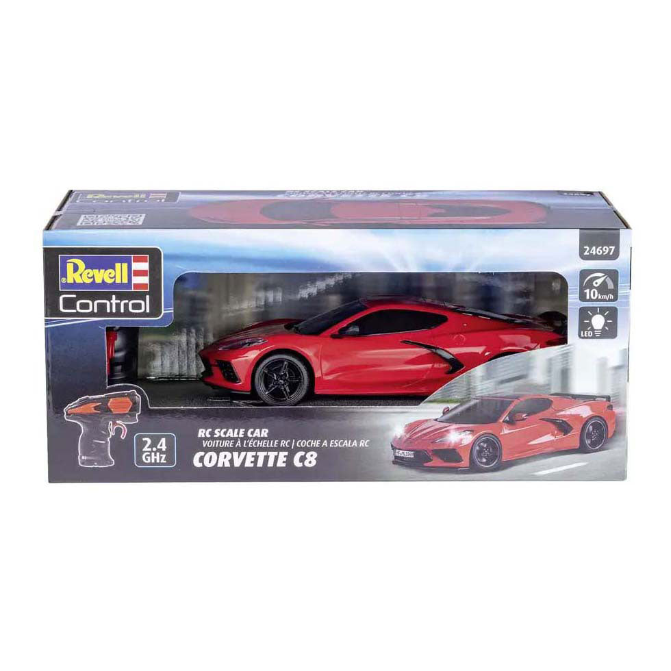 Revell voiture télécommandée - corvette c8 1:24