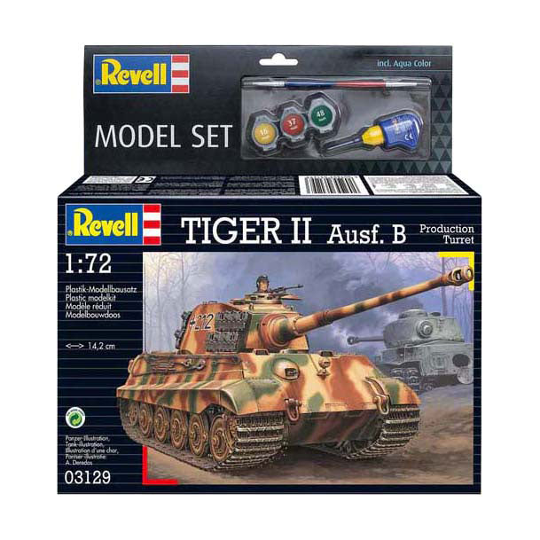 Maquette Revell - Tiger II Ausf. b 1:72 - 144 pièces.