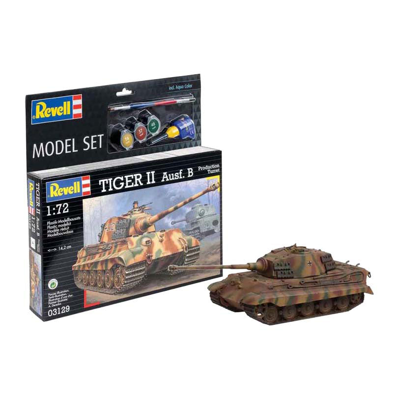 Maquette Revell - Tiger II Ausf. b 1:72 - 144 pièces.