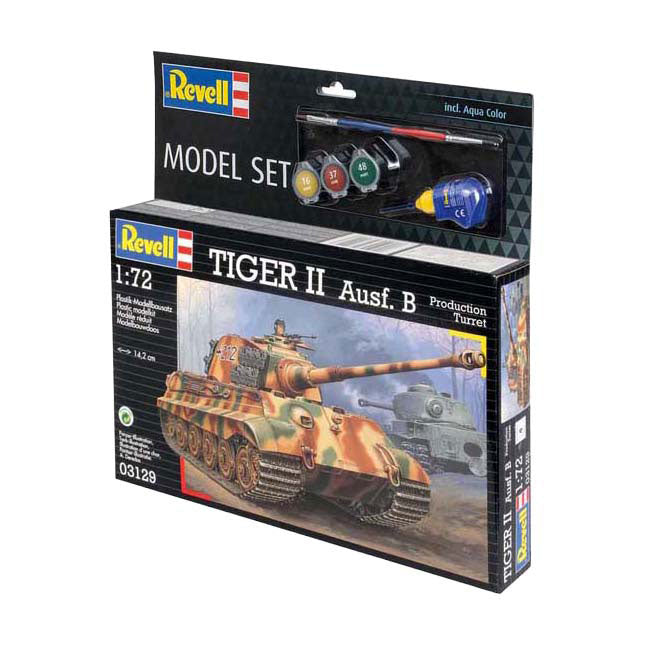 Maquette Revell - Tiger II Ausf. b 1:72 - 144 pièces.