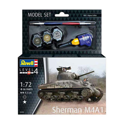 Maquette Revell - Sherman M4A1 1:72 - 86 pcs.