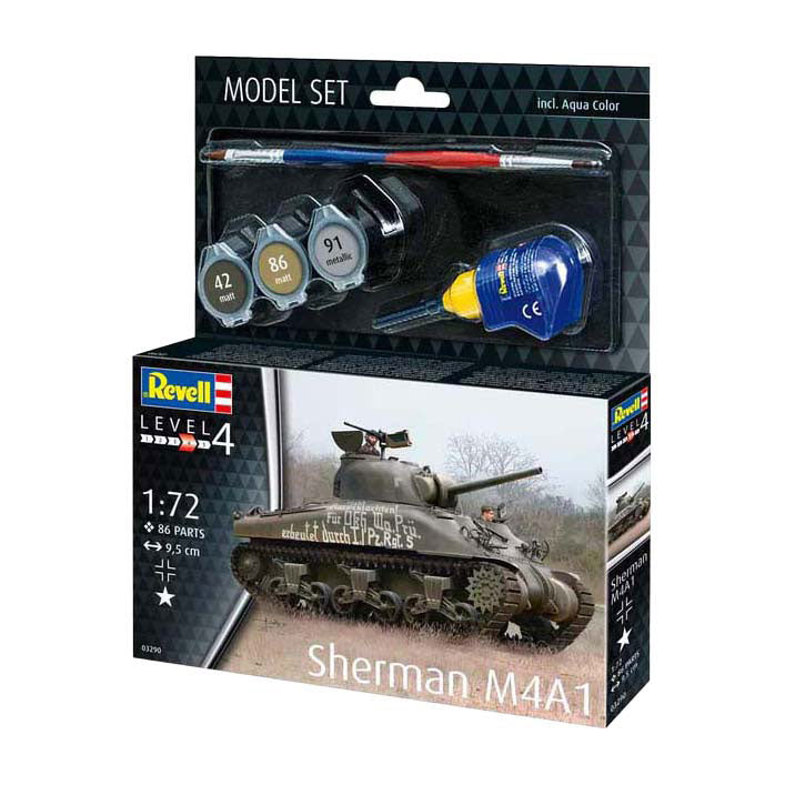 Maquette Revell - Sherman M4A1 1:72 - 86 pcs.
