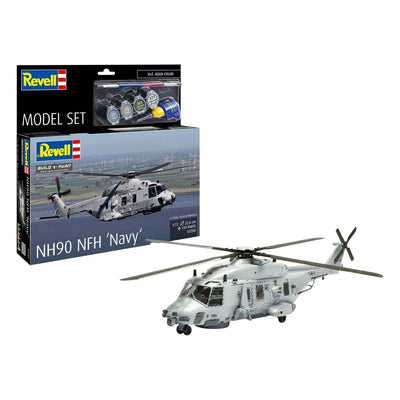 Maquette Revell - nh90 nfh marine 1:72 - incl. couleurs de peinture de base aqua color