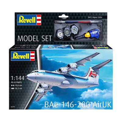 Maquette Revell - bae 146-200 airuk 1:144 - 63 pcs.