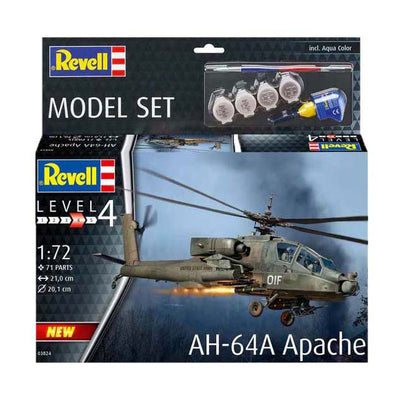 Maquette Revell - ah-64a apache 1:72 - 71 pcs.