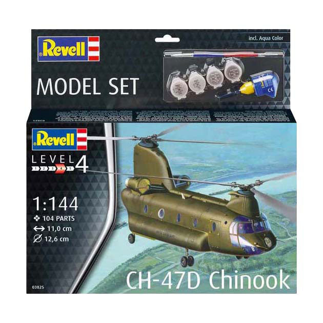 Maquette Revell - ch-47d chinook 1:144 - 104 pcs.
