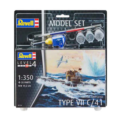 Maquette Revell - Sous-marin allemand type VII C 41 1:350 - 35 pcs.