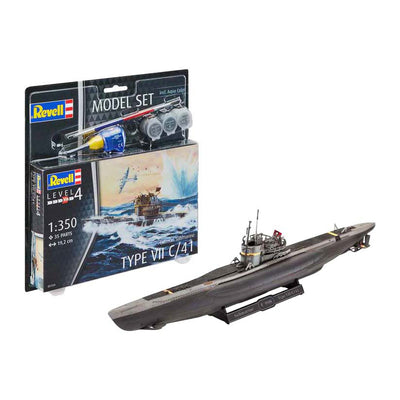 Maquette Revell - Sous-marin allemand type VII C 41 1:350 - 35 pcs.