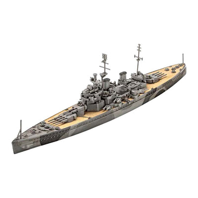 Kit de construction de maquettes Revell - cuirassé HMS Duke of York 1:1200 - 45 pcs.