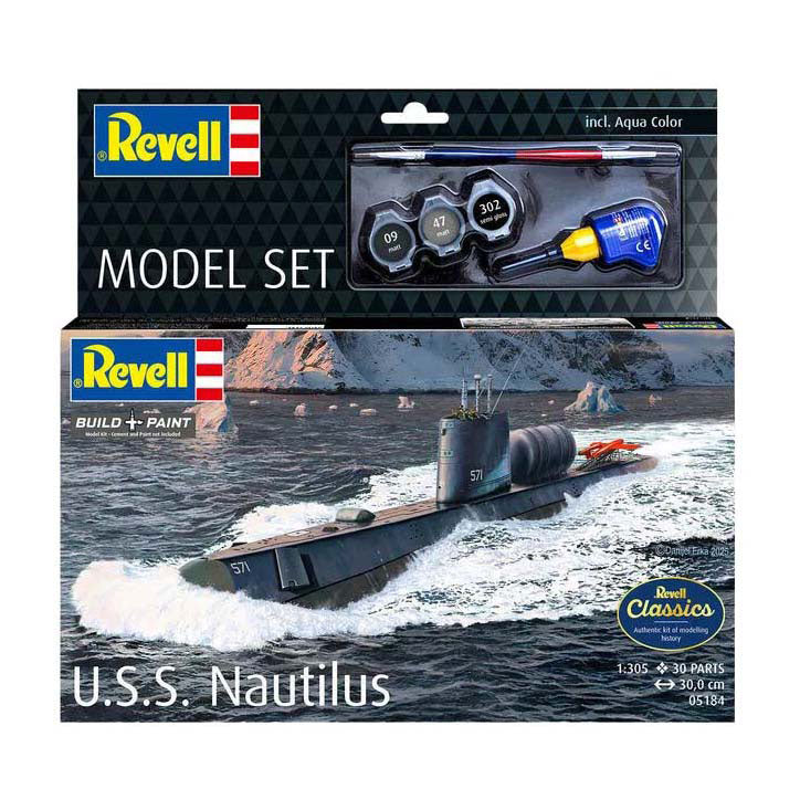 Maquette Revell - U.S.S. nautile 1:305 - 30 pièces.